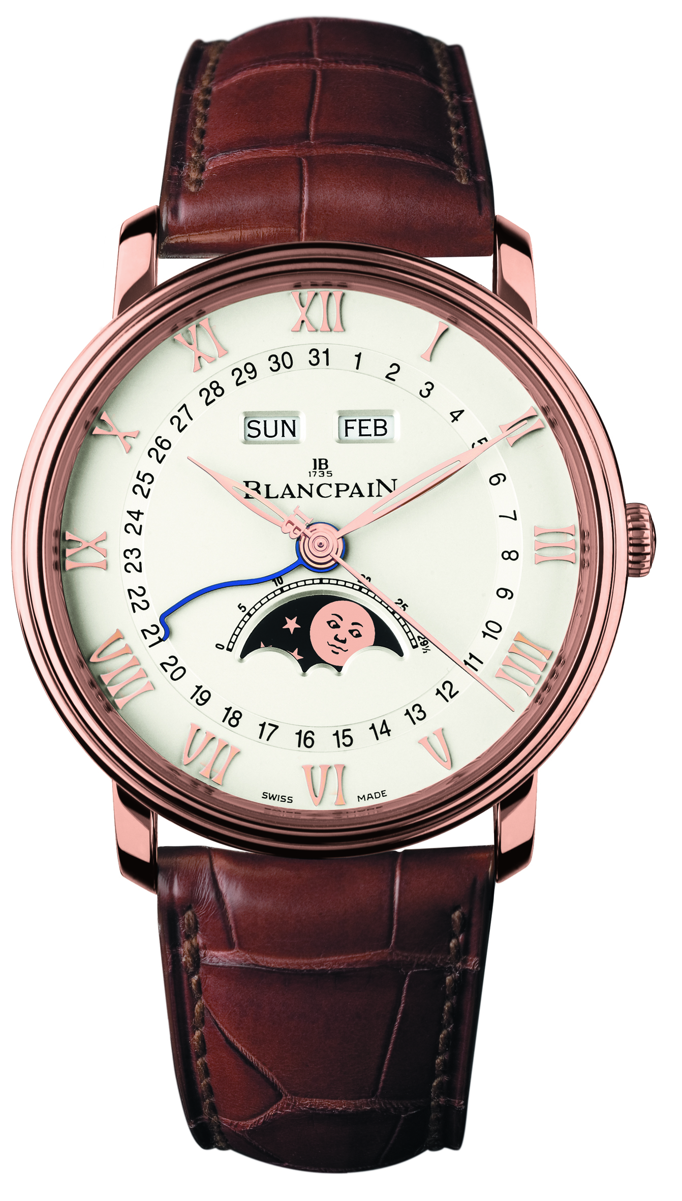 Blancpain villeret quantieme discount complet 8 jours